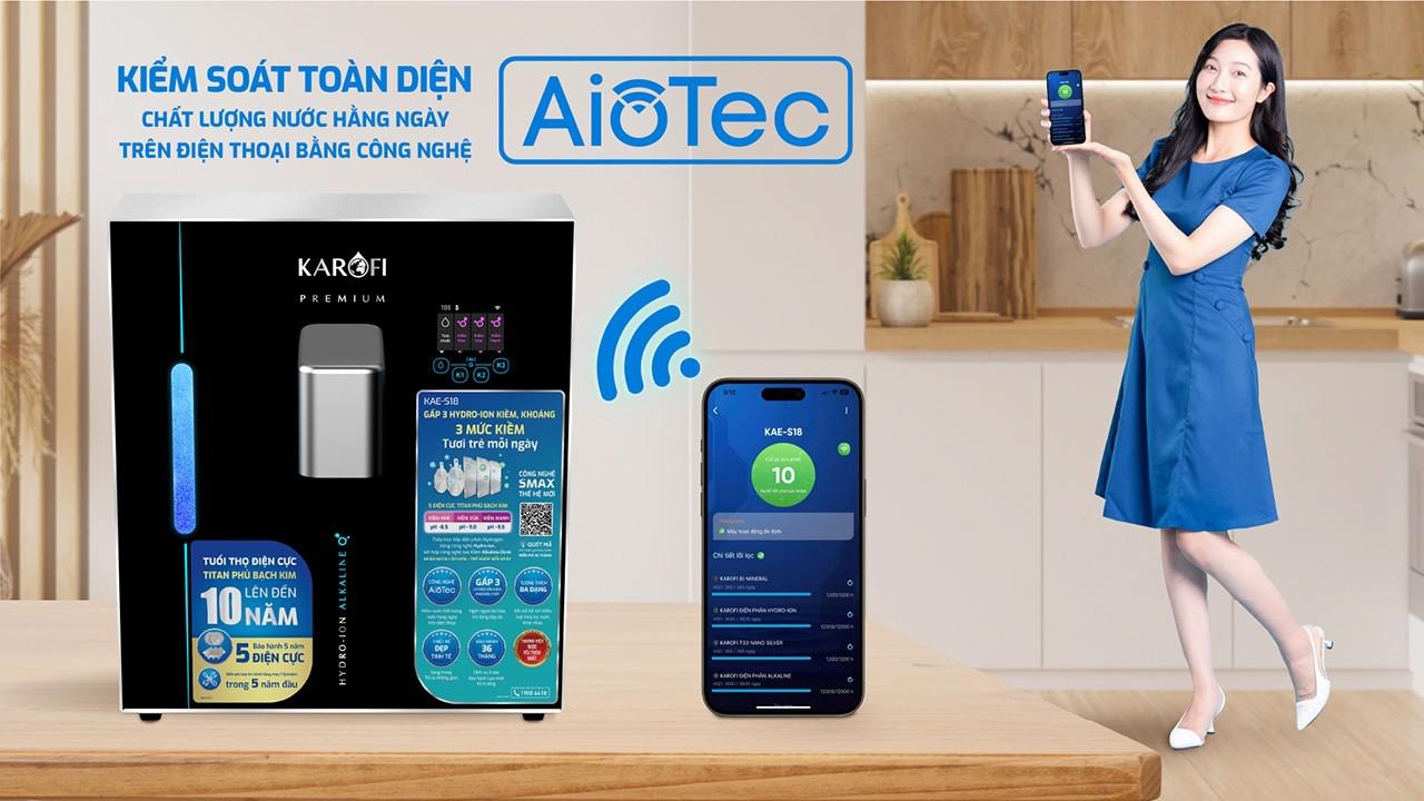 Máy chuyển đổi Hydro-ion kiềm Karofi KAE-S18